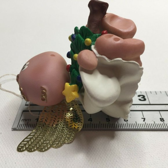 Kirks Kritters By Russ Figurines Angel Baby Christmas Tree Ornament - Picture 8 of 8